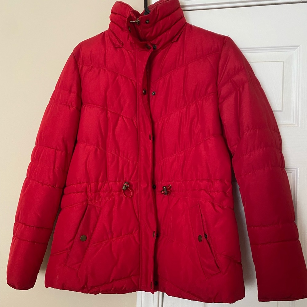Red Puffer Jacket